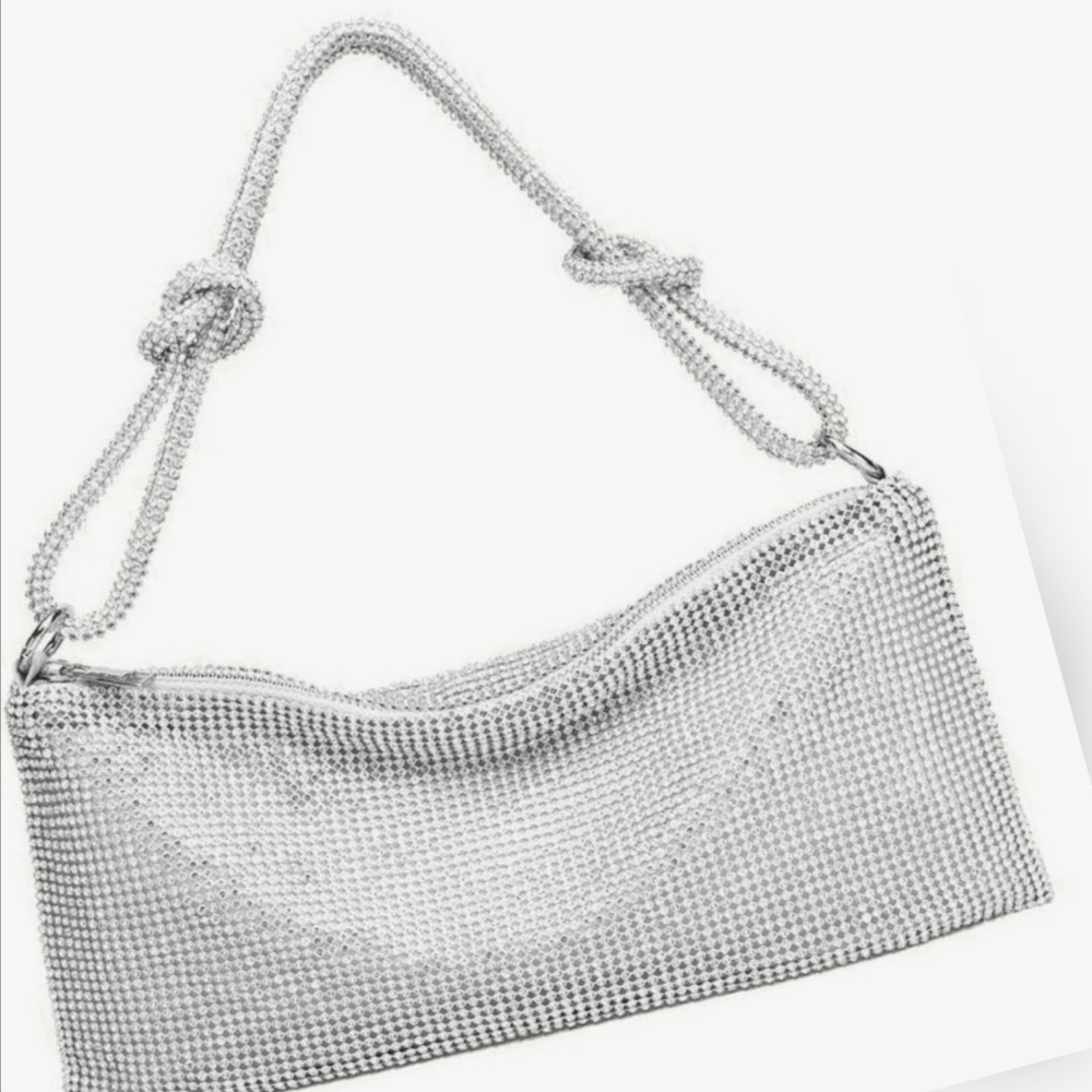 Rhinestone and Knots Clutch